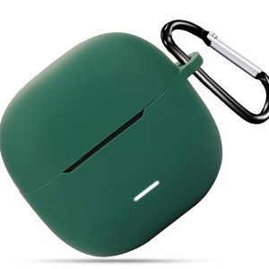 eZell Compatible with REDMI Buds 5C Case Cover, Full Protective Silicone Pouch Dust-Proof Designed for REDMI 5C with Keychain, LED Visible