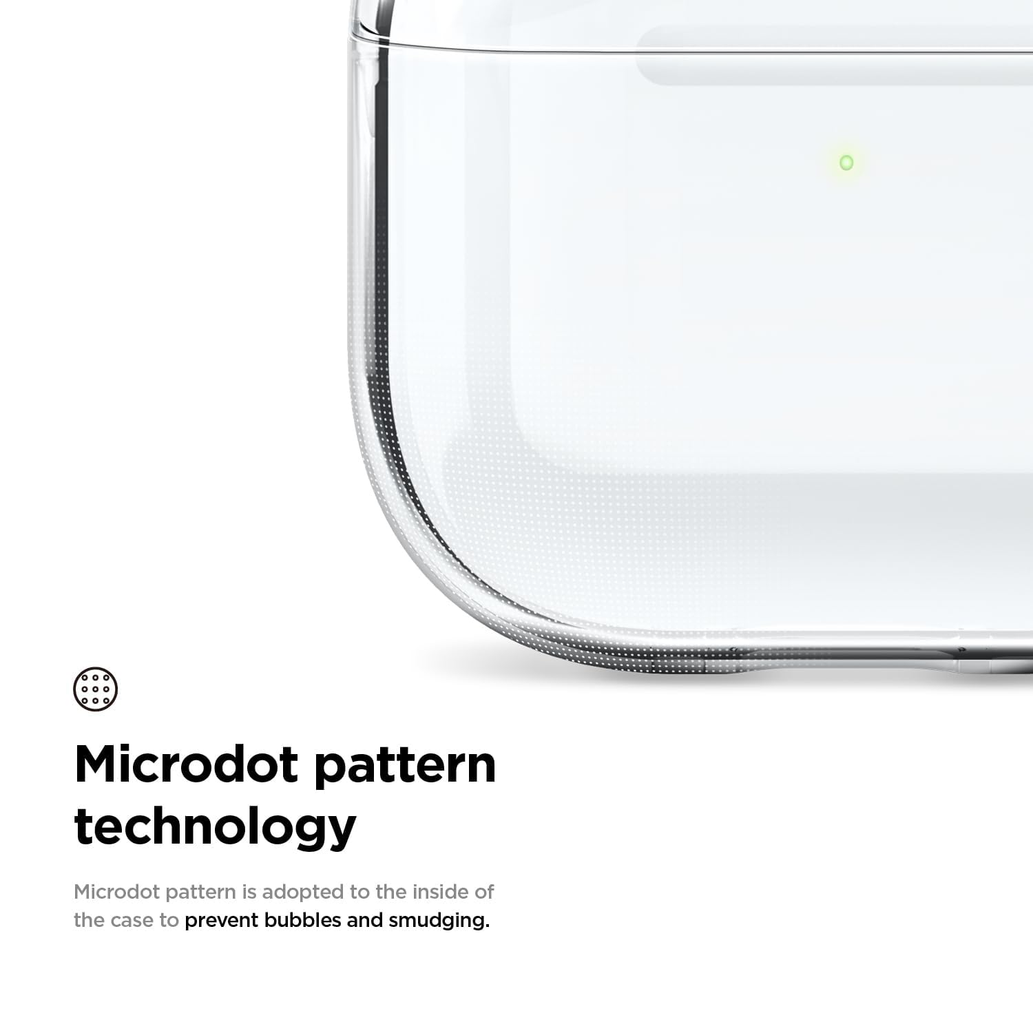 eZell Compatible AirPods 4 Case, Clear Hard Plastic TPU Cover with Keychain – Transparent Protective Case, Slim Lightweight Scratch-Resistant Shell Compatible for Apple AirPods 4 - Image 2