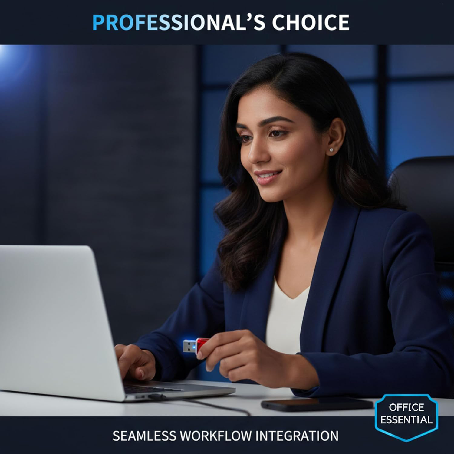 BS Power Mini SD Card Reader USB 3.0 for Micro SD/SDXC- TF T-Flash USB Adapter with Cap (2 Packs) - Image 4