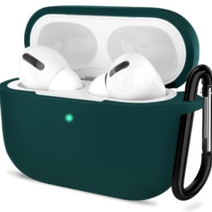 eZell Compatible with AirPods Pro 3 Case Cover, Full Protective Silicone Pouch Dust-Proof Designed for Airpods Pro 3 with Keychain, LED Visible