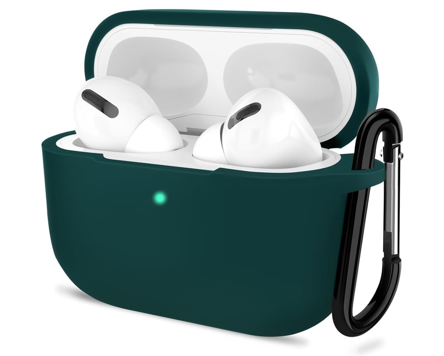 eZell Compatible with AirPods Pro 3 Case Cover, Full Protective Silicone Pouch Dust-Proof Designed for Airpods Pro 3 with Keychain, LED Visible