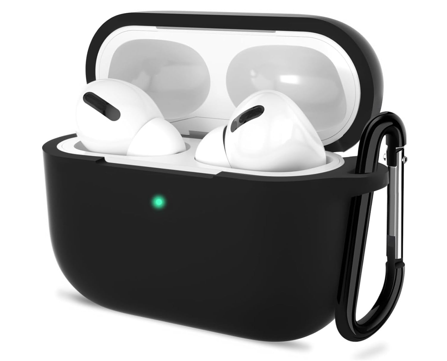 eZell Compatible with AirPods Pro 3 Case Cover, Full Protective Silicone Pouch Dust-Proof Designed for Airpods Pro 3 with Keychain, LED Visible - Image 2