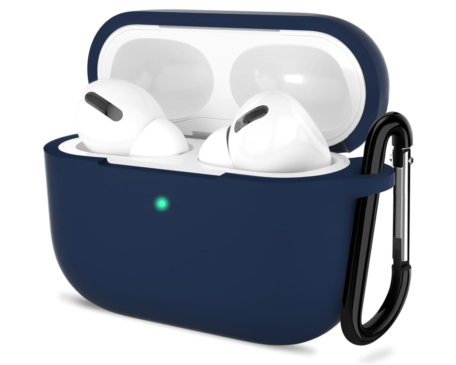eZell Compatible with AirPods Pro 3 Case Cover, Full Protective Silicone Pouch Dust-Proof Designed for Airpods Pro 3 with Keychain, LED Visible - Image 3