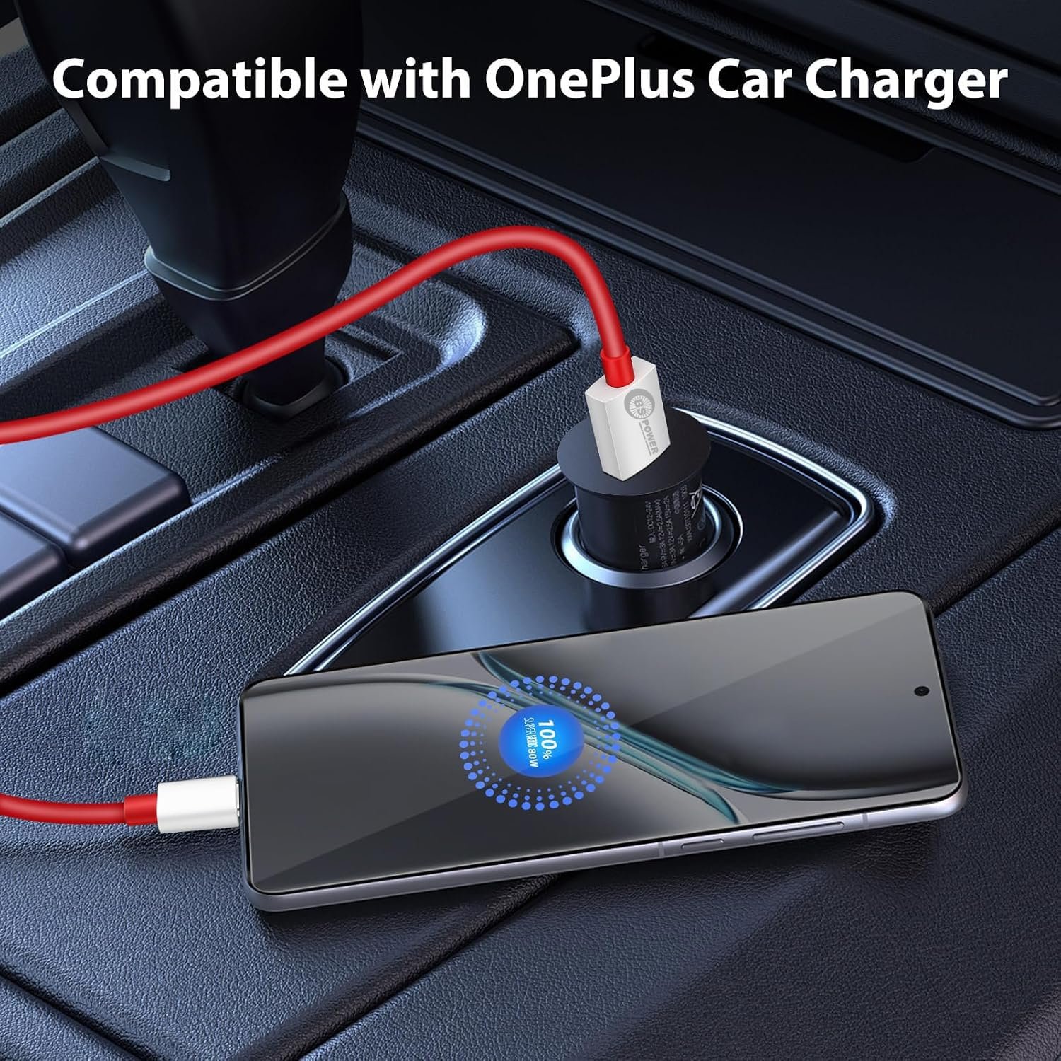 65w-6A Fast Charging Cable 1 Meter|USB to Type C Cable|Compatible with SUPERVOOC, WARP, Flash, DASH Charge & Qualcomm Quick Charge 3.0 - Image 3