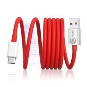 120w Fast Charging Cable 1M | USB Type-C Cable | SUPERVOOC, Warp, Flash, Dash Charge & QC 3.0 Compatible | Fast Data Sync