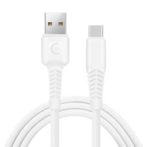 2 Meter Type C Fast Charging Cable (2.4A) | High Speed USB-A to Type-C Data Sync Cable & Charger Cord for Android Mobile Phones, Tablets & Devices