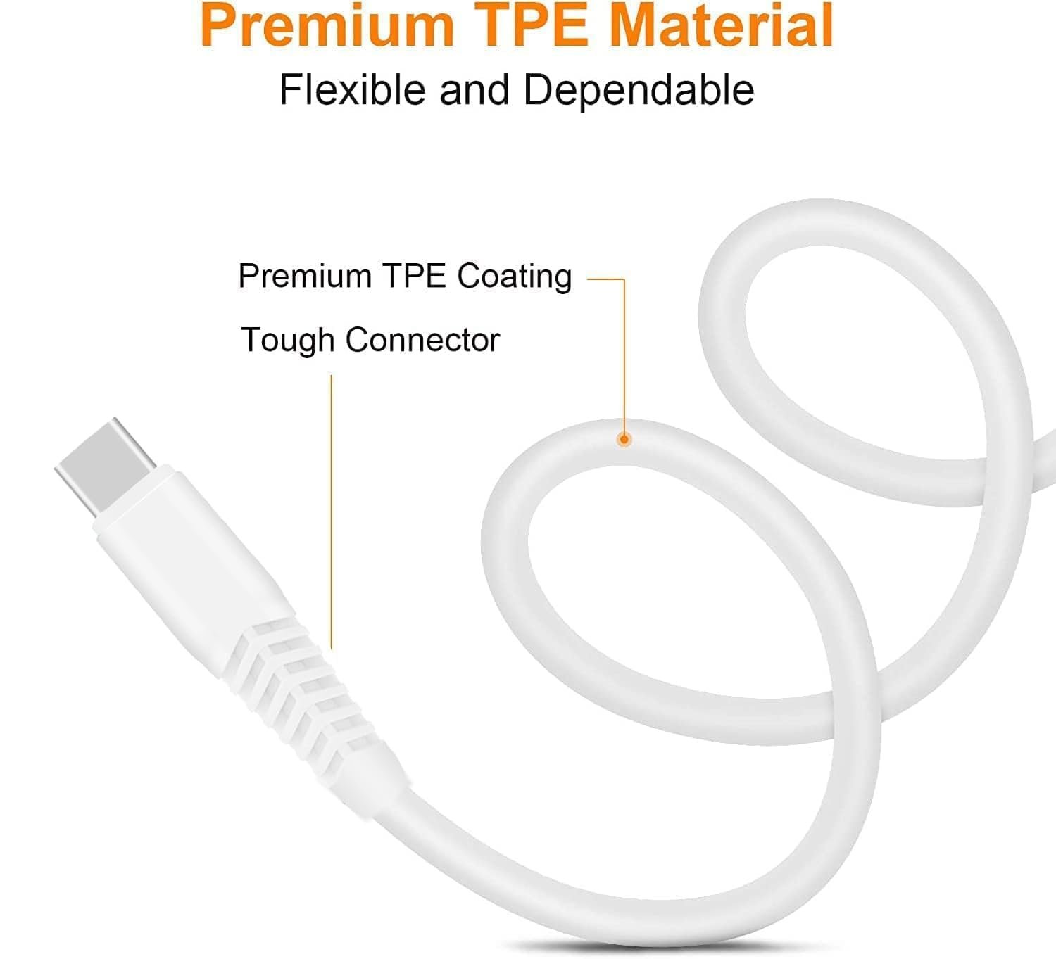 2 Meter Type C Fast Charging Cable (2.4A) | High Speed USB-A to Type-C Data Sync Cable & Charger Cord for Android Mobile Phones, Tablets & Devices - Image 3