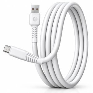 2 Meter Micro USB Fast Charging Cable (2.4A) | High Speed USB-A to Micro USB Data Sync Cable & Charger Cord for Android Phones, Tablets & Devices